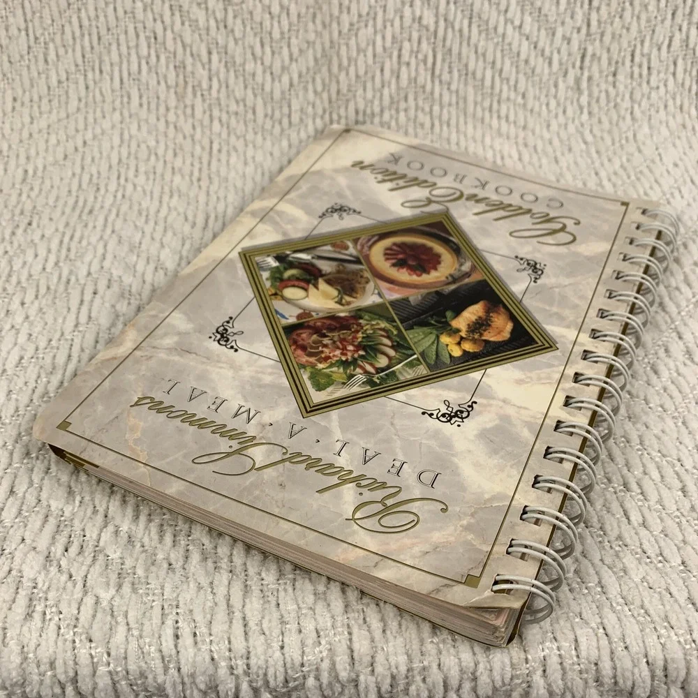 Vintage 1990 Richard Simmons Deal A‎ Meal Golden Edition Cookbook Spiral Bound